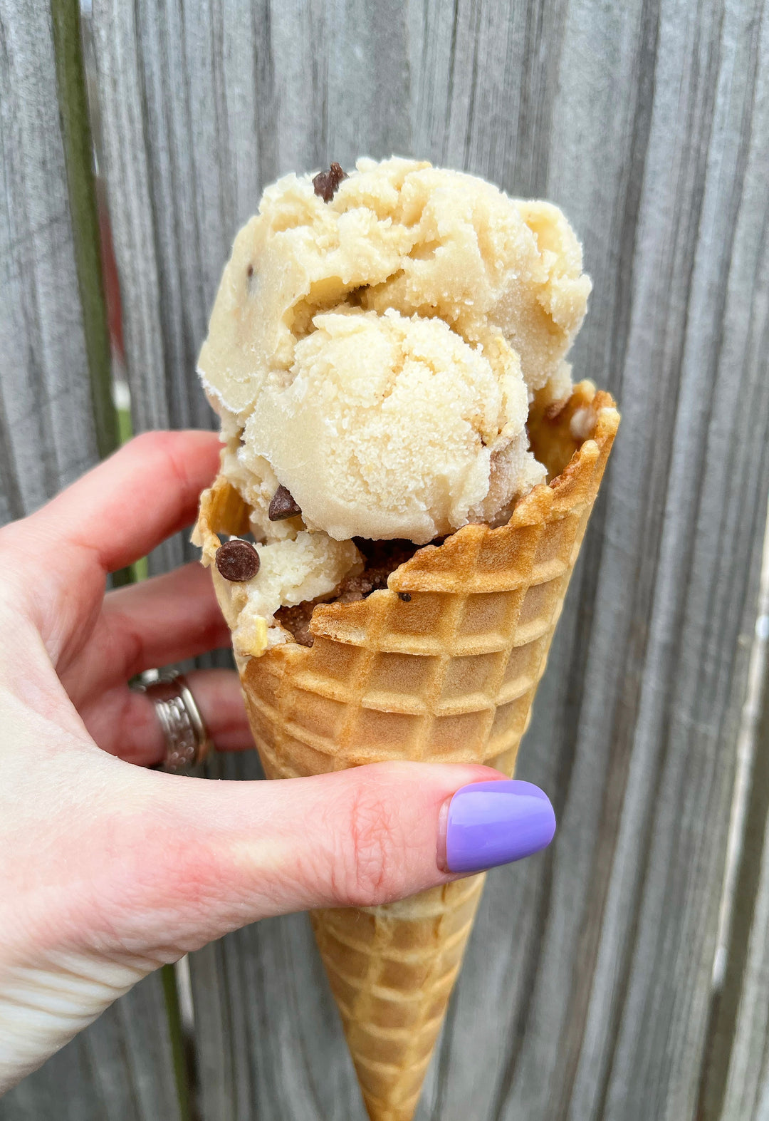 🍦🍪Dairy-Free Healthy Cookie Dough Ice cream🍦🍪