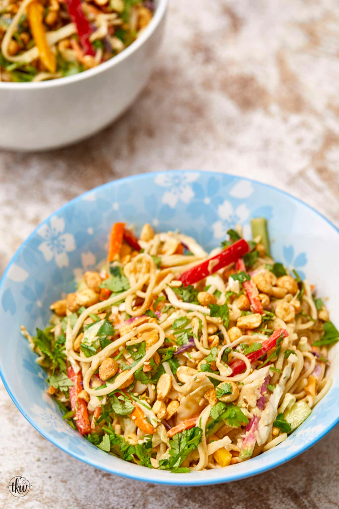 Peanut Thai Summer Noodle Salad
