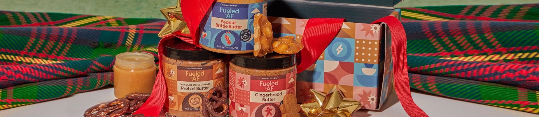 holiday nut butter trio