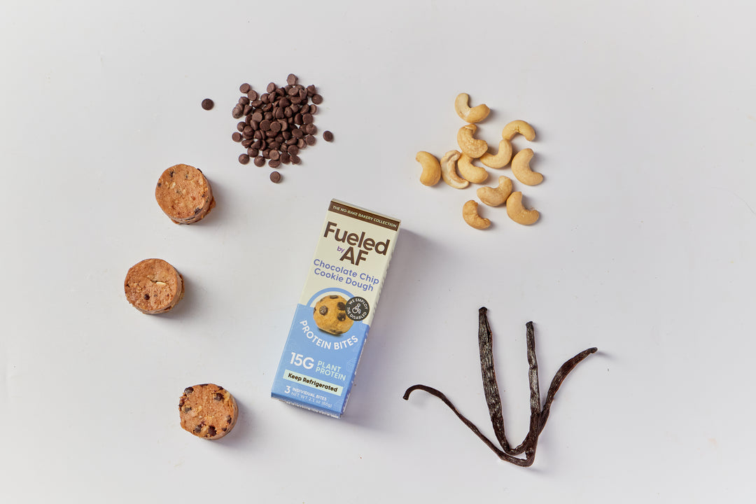 Chocolate Chip Cookie Dough Protein Bites