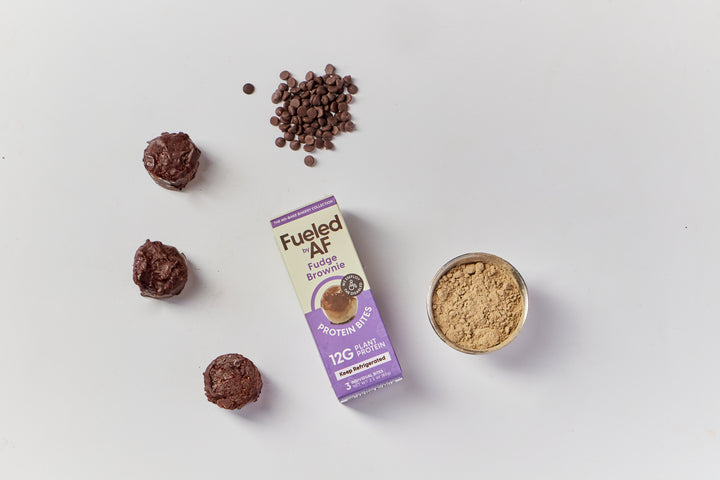 Fudge Brownie Protein Bites