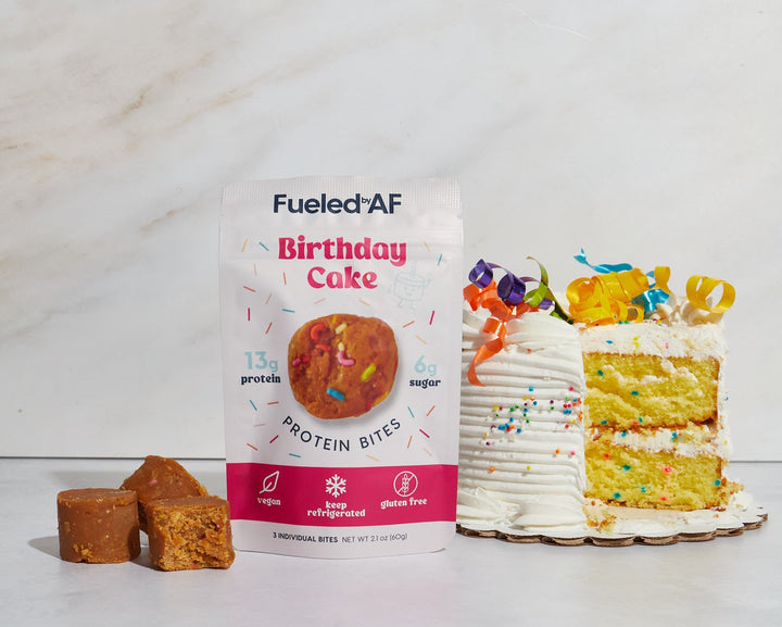 Birthday Cake Protein Bites