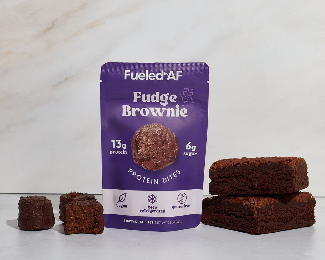 Fudge Brownie Protein Bites