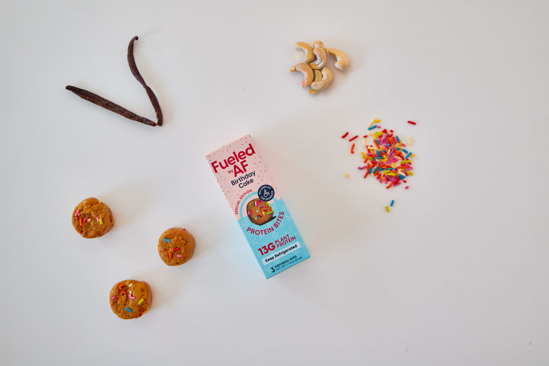 Birthday Cake Protein Bites