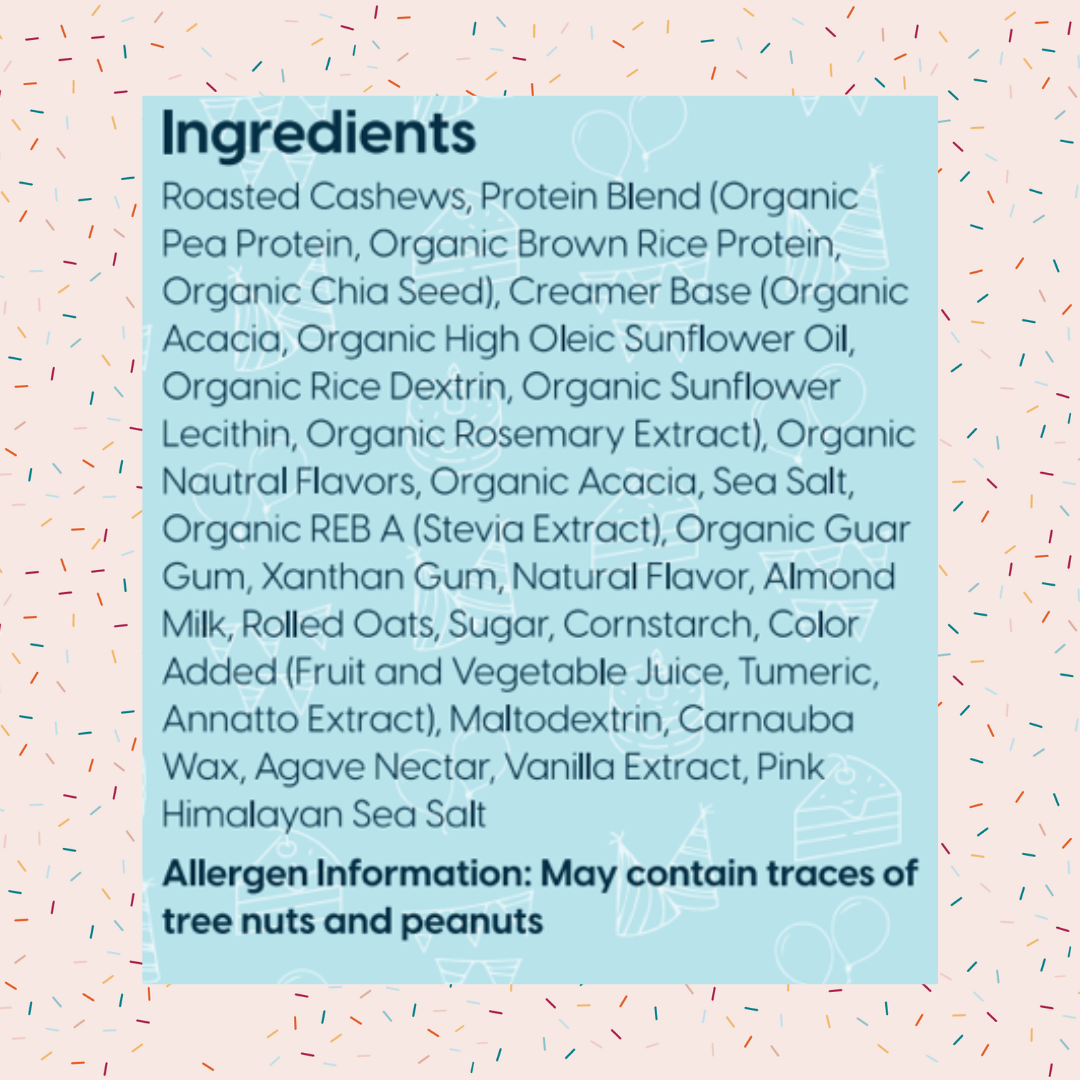 Birthday Cake Protein Bites