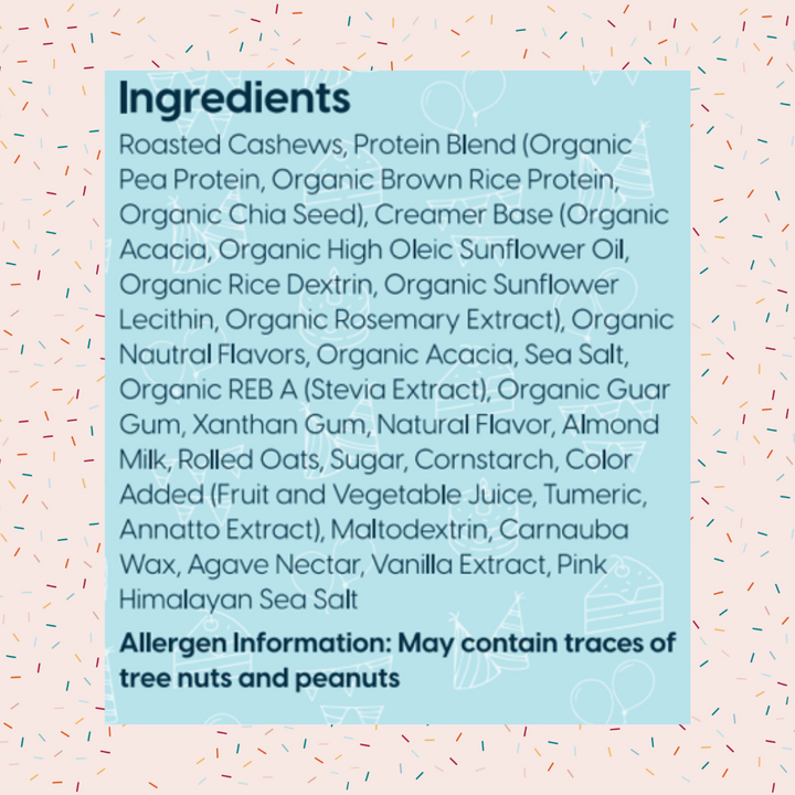 Birthday Cake Protein Bites