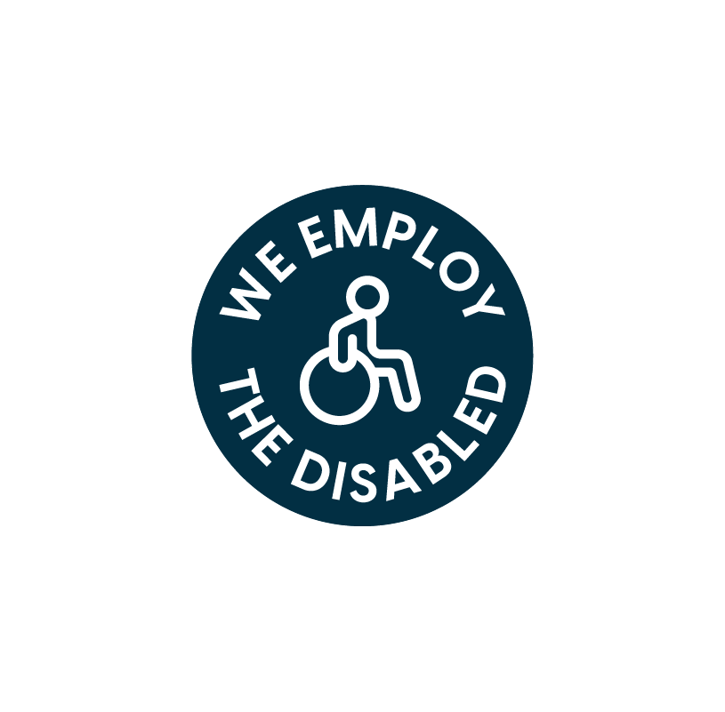 We employ the disabled icon
