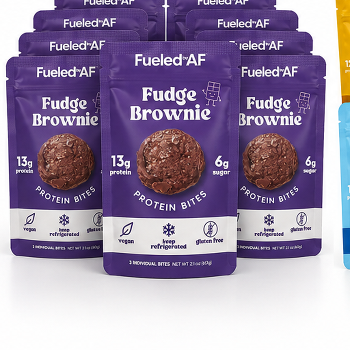 Fudge Brownie Protein Bites