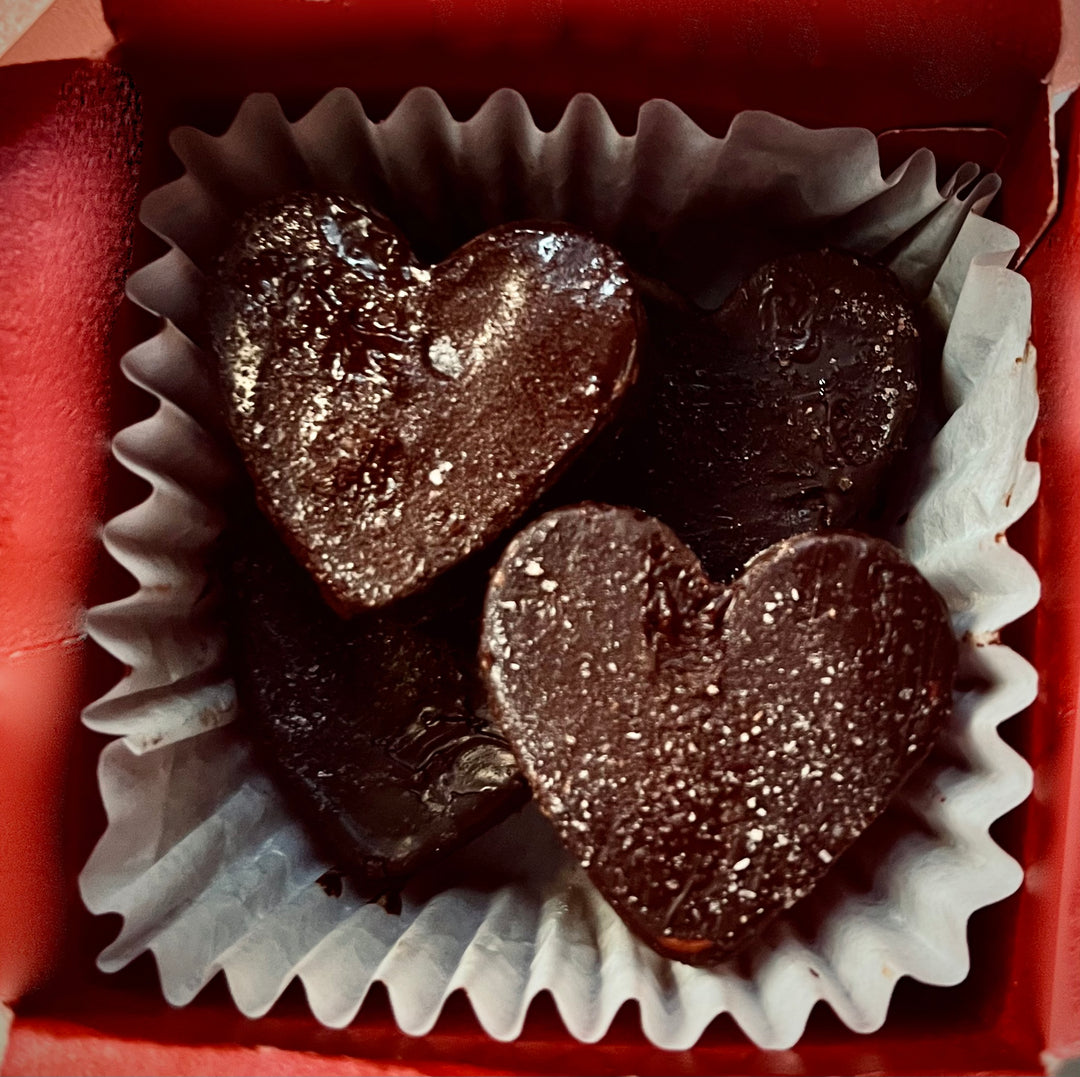 Dark Chocolate, Maple Pecan Crunch Hearts - Fueled by AF