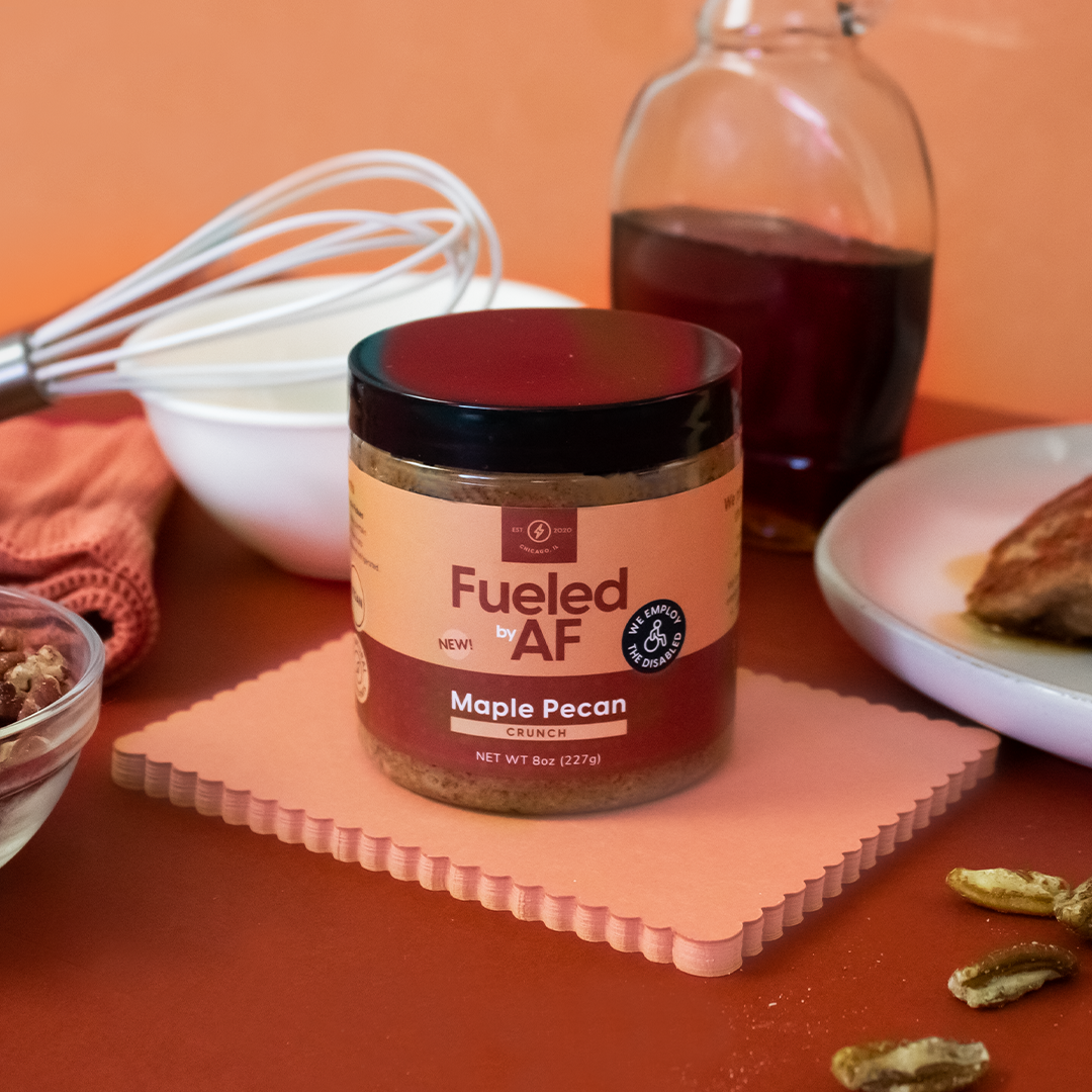 Artistic Product photo of maple pecan crunch